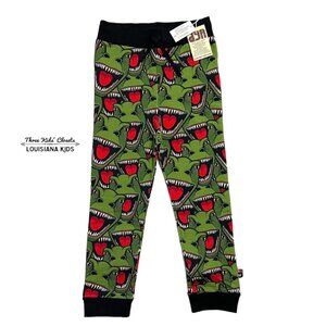 NEW DYR Sz 8 T-Rex Dinosaur Sweatpants Drawstring Pants